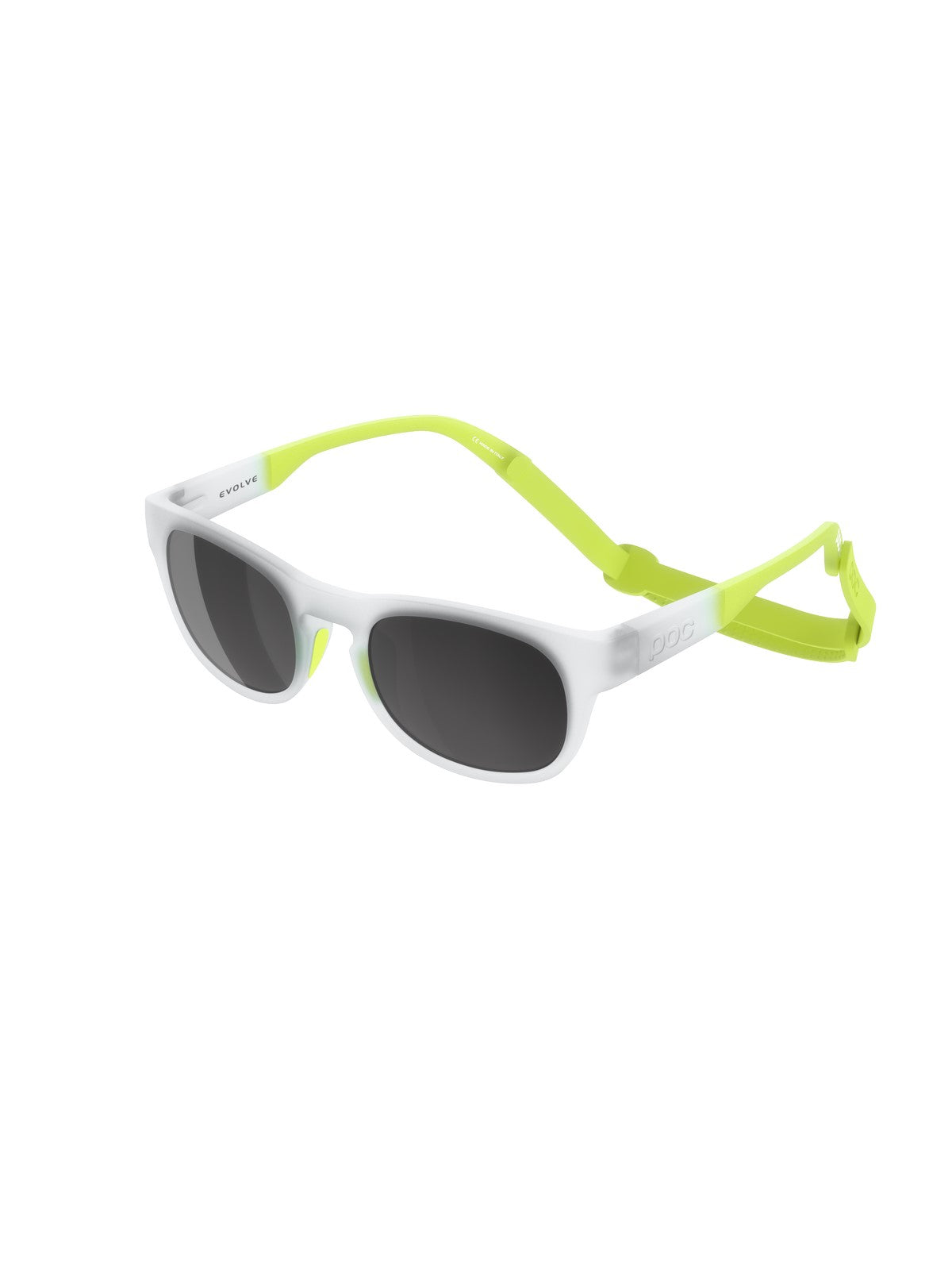 Okulary juniorskie POC EVOLVE - Transp. Crystal/Fluo. Limegreen - Equalizer Grey Cat 3