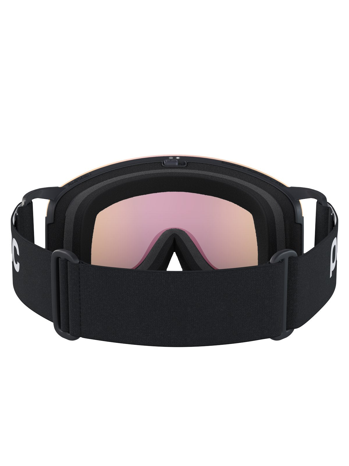 Gogle narciarskie POC Nexal Wide Fit - Ura. Black/Pt. Sunny Orange - TU - poc warszawa
