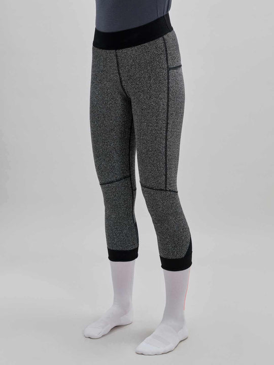 Załaduj obraz do przeglądarki galerii, Legginsy narciarskie damskiePOC W's Layer Cut Resistant Tights - Uranium Black
