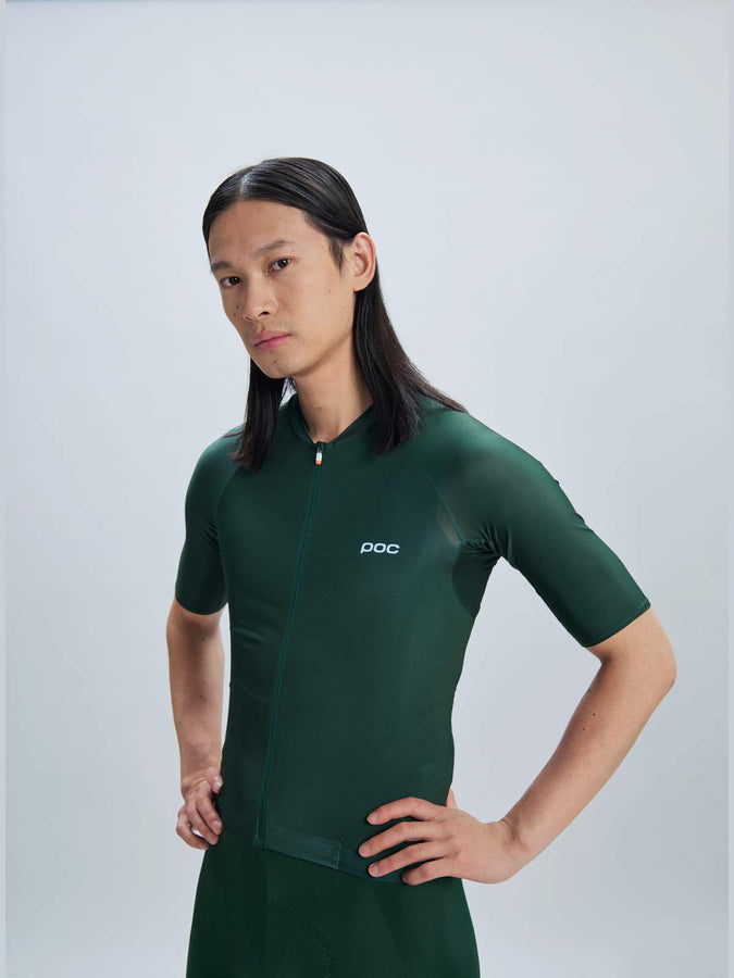 Koszulka rowerowa POC M's Pristine Jersey - Parg. Green