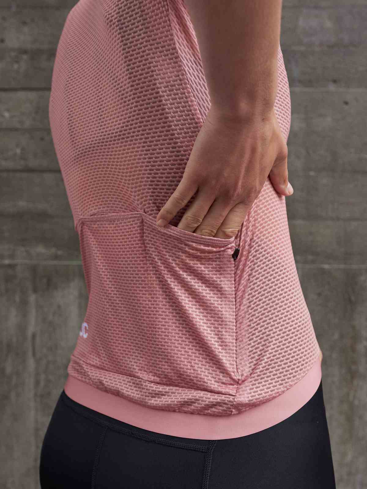 Koszulka rowerowa POC W's AIR Jersey - Rock Salt/Himalayan Salt