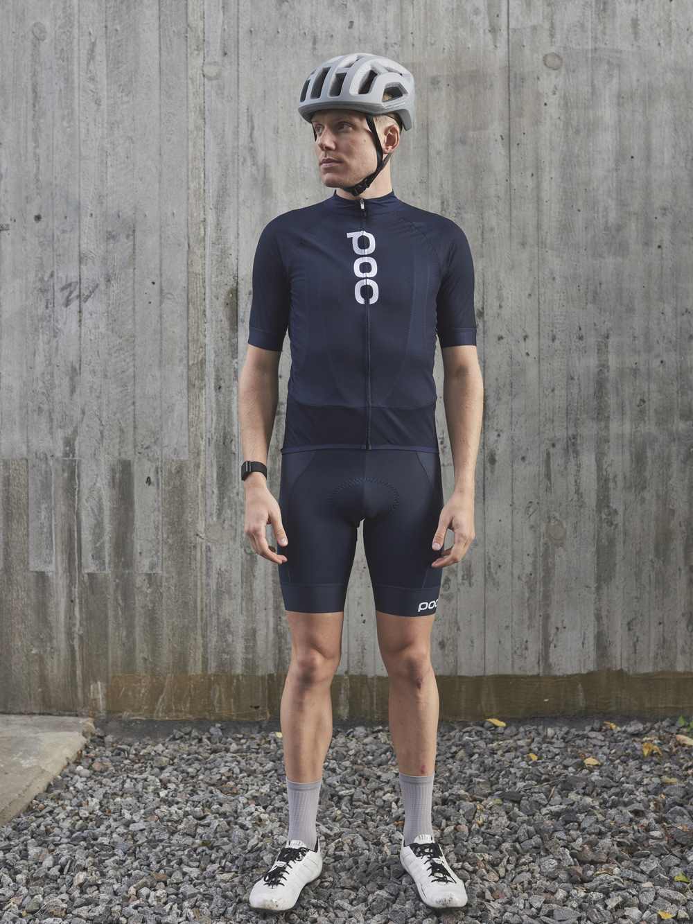 Koszulka rowerowa POC M's ESSENTIAL ROAD LOGO Jersey - Turmaline Navy