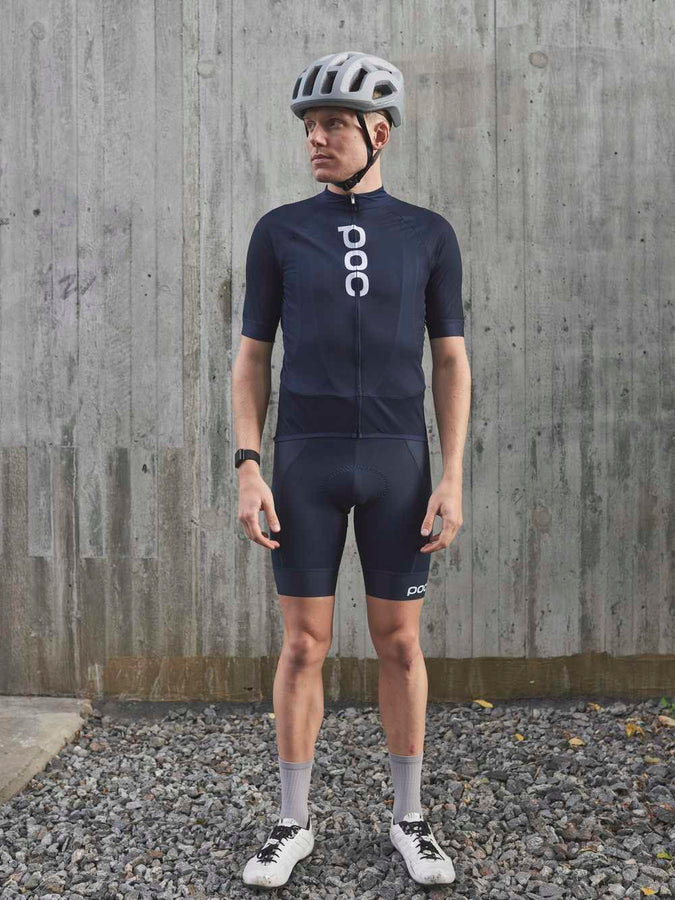 Koszulka rowerowa POC M's ESSENTIAL ROAD LOGO Jersey - Turmaline Navy