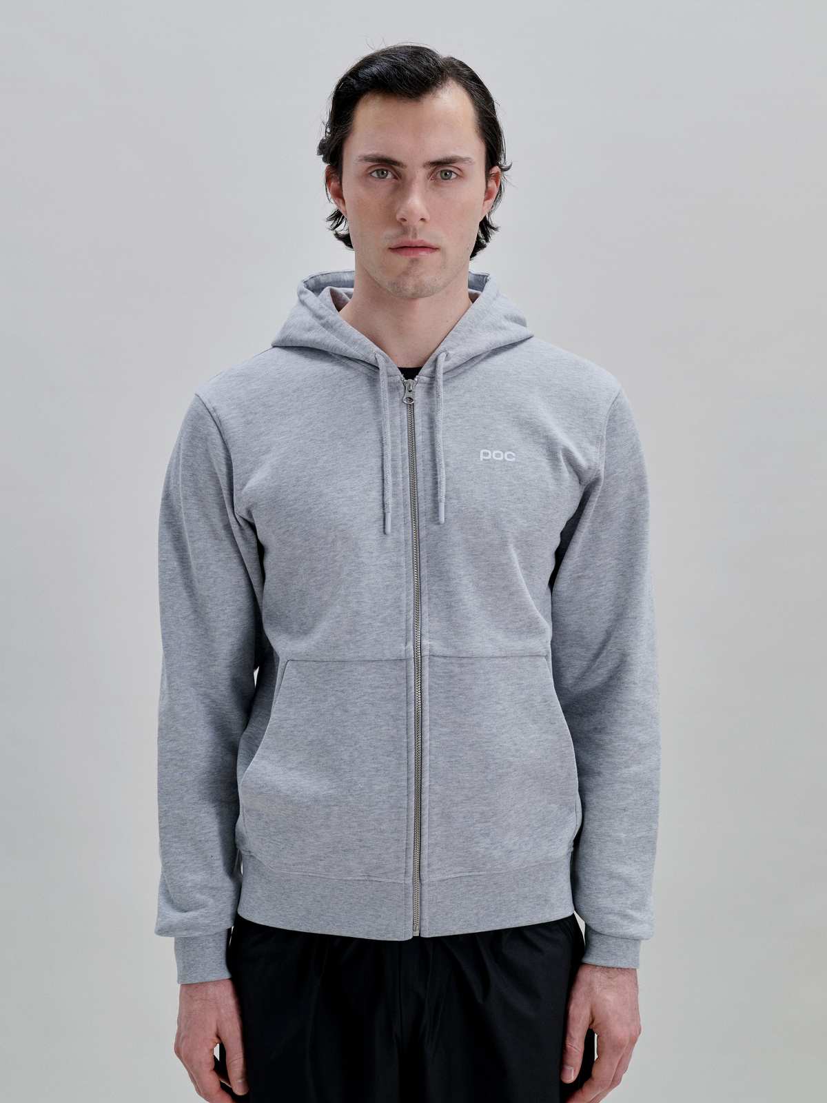 Bluza POC Zip Hoodie - Grey Melange