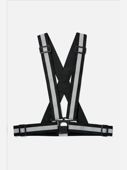 Załaduj obraz do przeglądarki galerii, Szelki rowerowe BOOKMAN Reflective Cross Belt czarny
