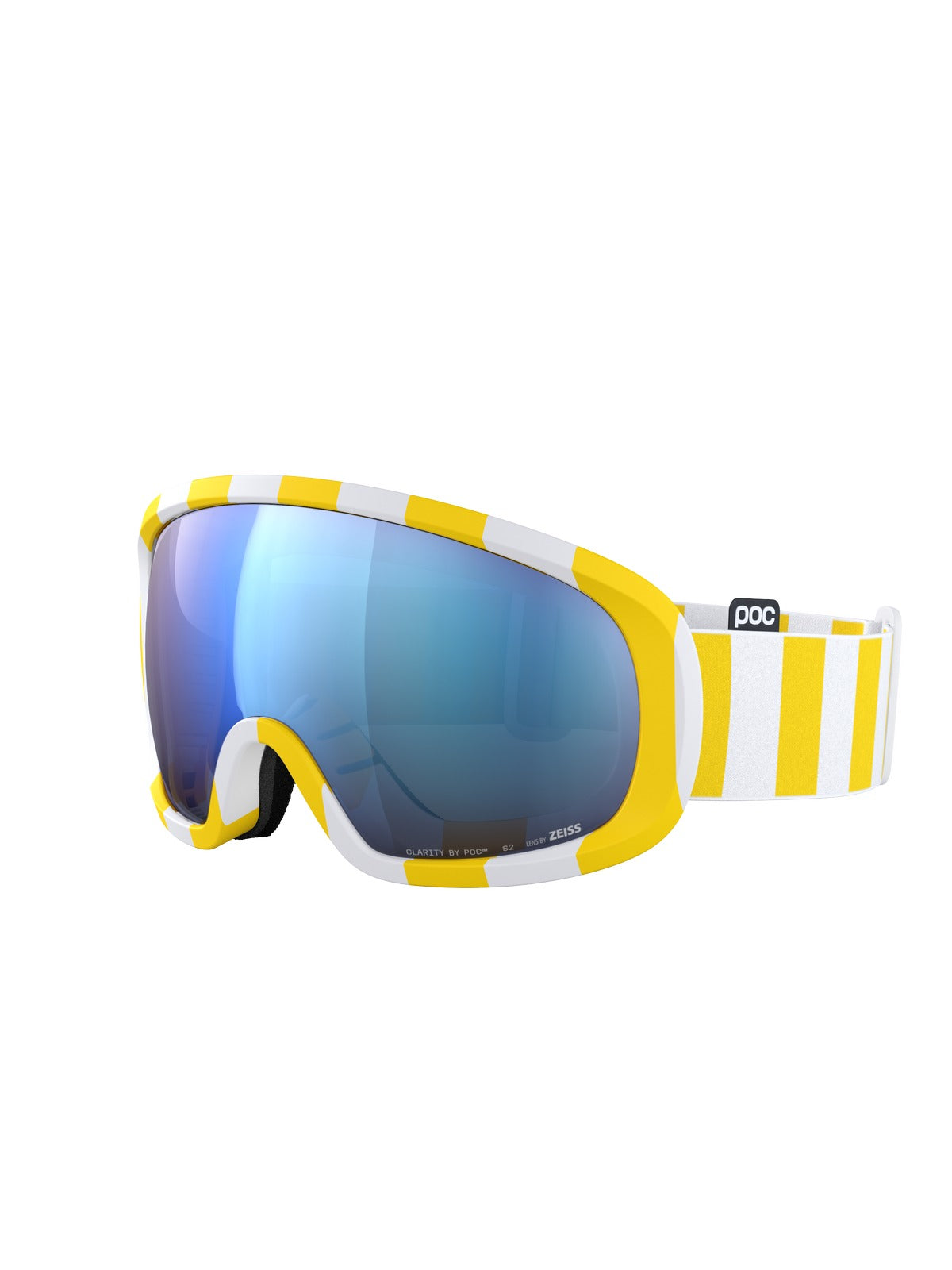 Gogle narciarskie POC Fovea Mid Wide Fit - Jaune/Blanc/Partly Sunny Blue