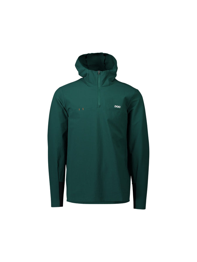 Bluza rowerowa POC M's MANTLE THERMAL HOODIE - Moldanite Green