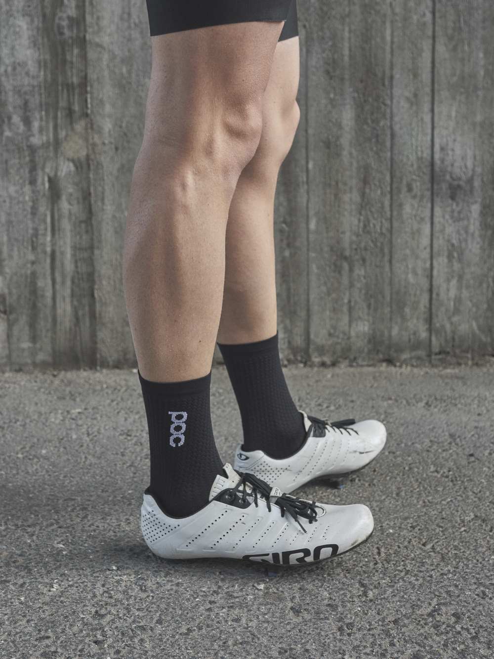 Skarpety rowerowe POC FLAIR Sock Mid - Ur. Black/Dioptase Blue