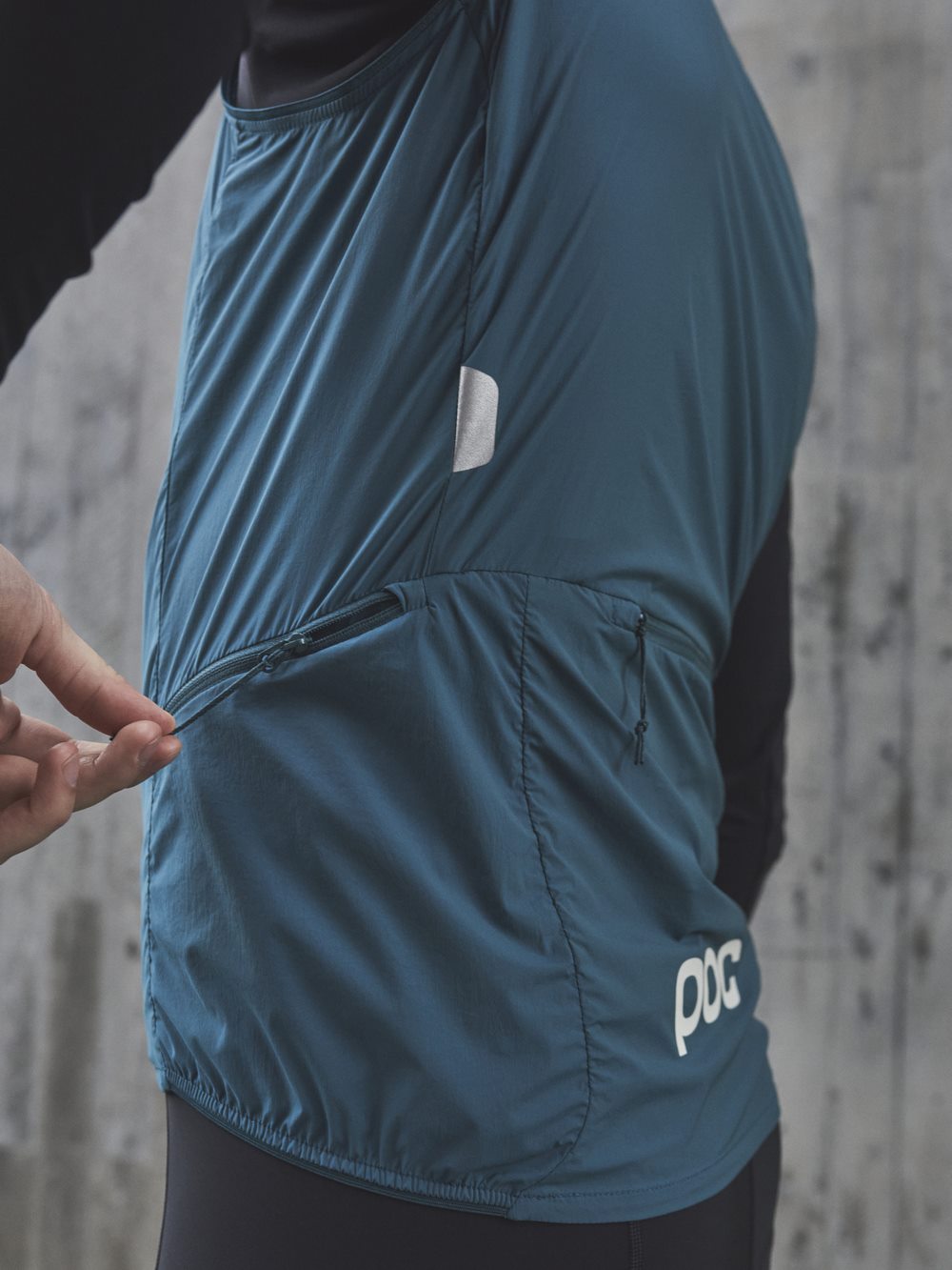 Kamizelka rowerowa POC PRO THERMAL - Dioptase Blue
