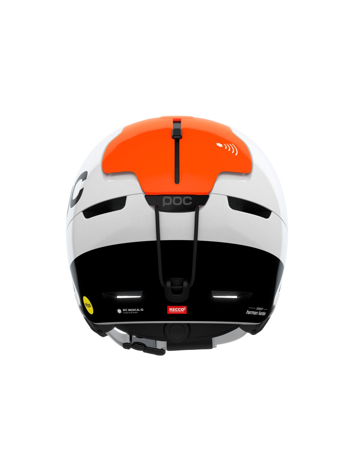 Kask narciarski POC Obex Connect - Hyd. White/Fluo. Orange AVIP