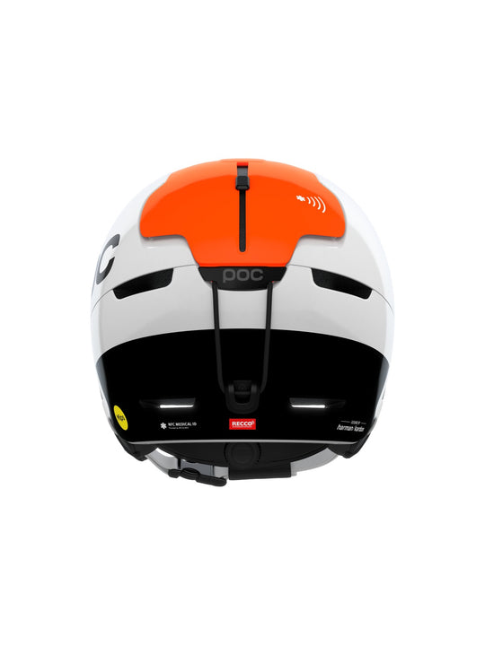 Załaduj obraz do przeglądarki galerii, Kask narciarski POC Obex Connect - Hyd. White/Fluo. Orange AVIP
