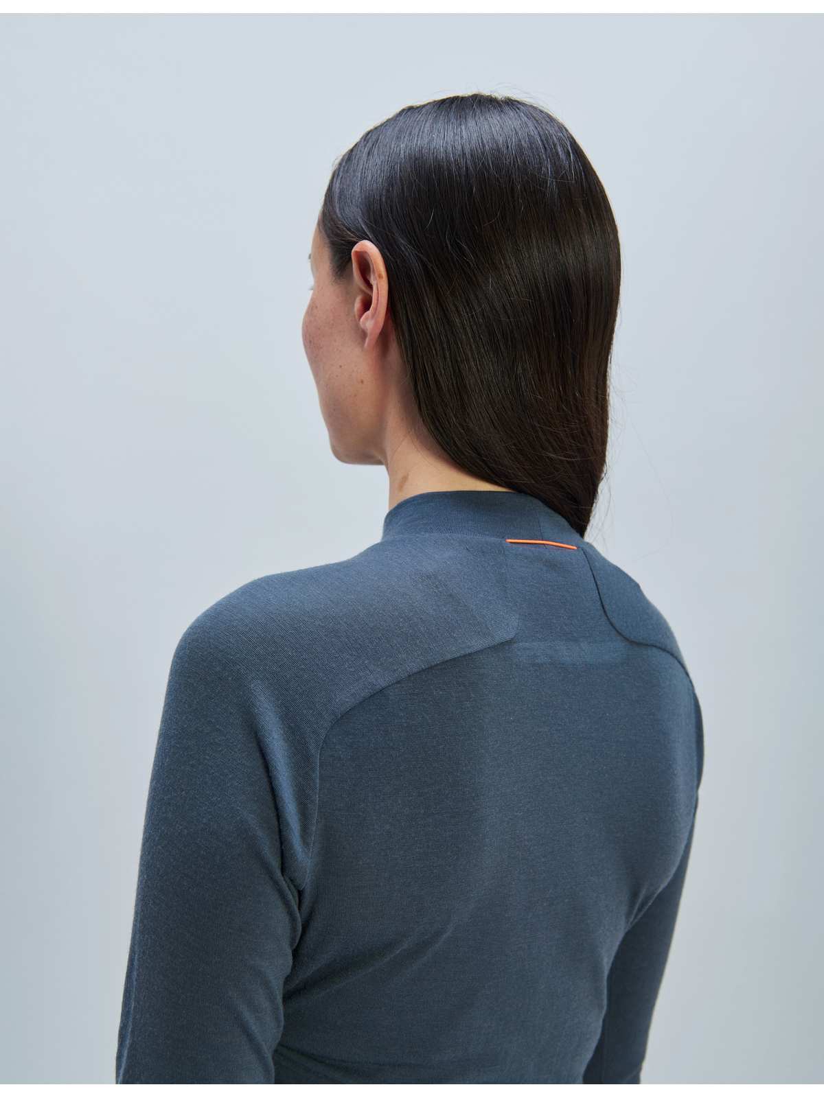 Koszulka damska termoaktywna POC W's Layer Merino Mock Neck Jersey - Sylvanite Grey