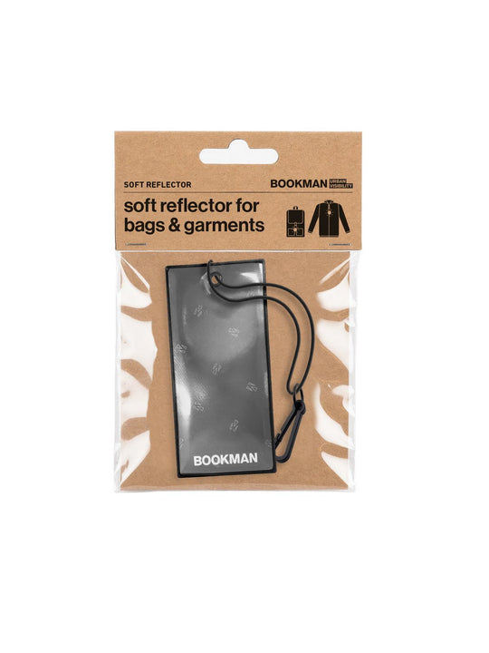 Załaduj obraz do przeglądarki galerii, Zawieszka odblaskowa BOOKMAN Hanging Reflector Rectangle czarny
