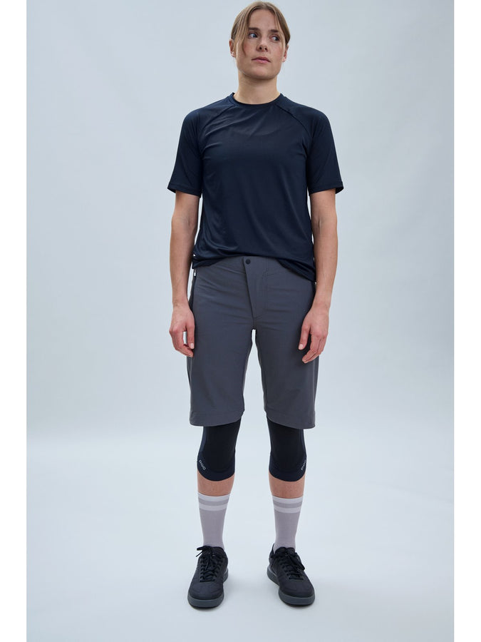 Spodenki rowerowe POC W's Essential Enduro Shorts - Sylvanite Grey