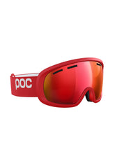 Załaduj obraz do przeglądarki galerii, Gogle narciarskie POC Fovea Mid Wf - Prismane Red/Partly Sunny Red

