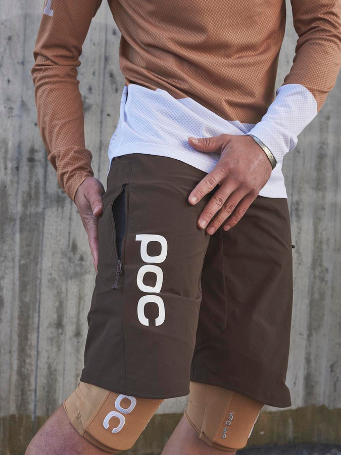 Spodenki rowerowe POC GUARDIAN AIR - Axinite Brown