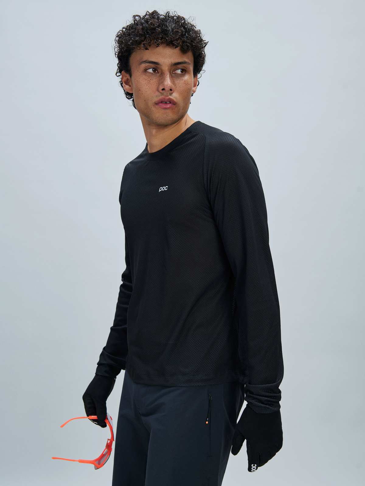 Koszulka rowerowa POC M's Motion Air L/S Jersey - Ur. Black