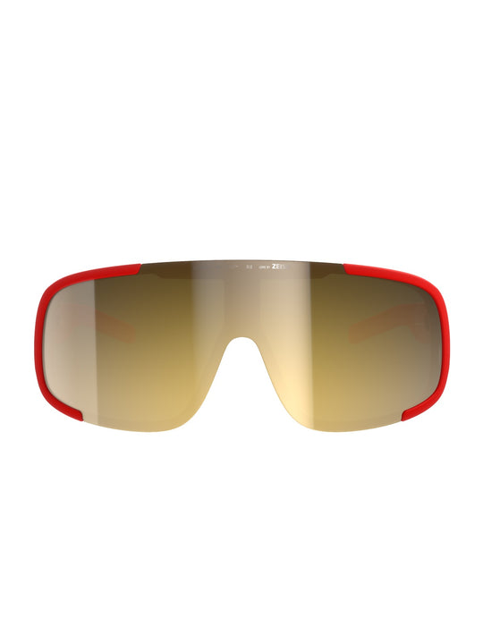 Załaduj obraz do przeglądarki galerii, Okulary rowerowe POC Aspire - Pris. Red/Clarity Road/Partly Sunny Gold
