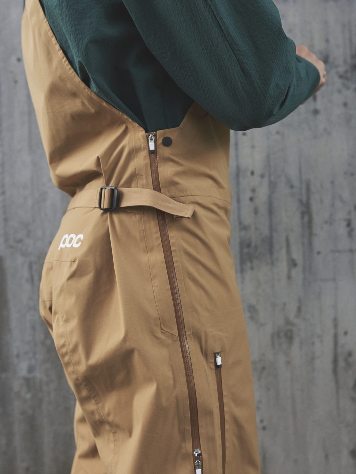 Spodnie rowerowe POC Consort MTB Dungaree - Arag. Brown