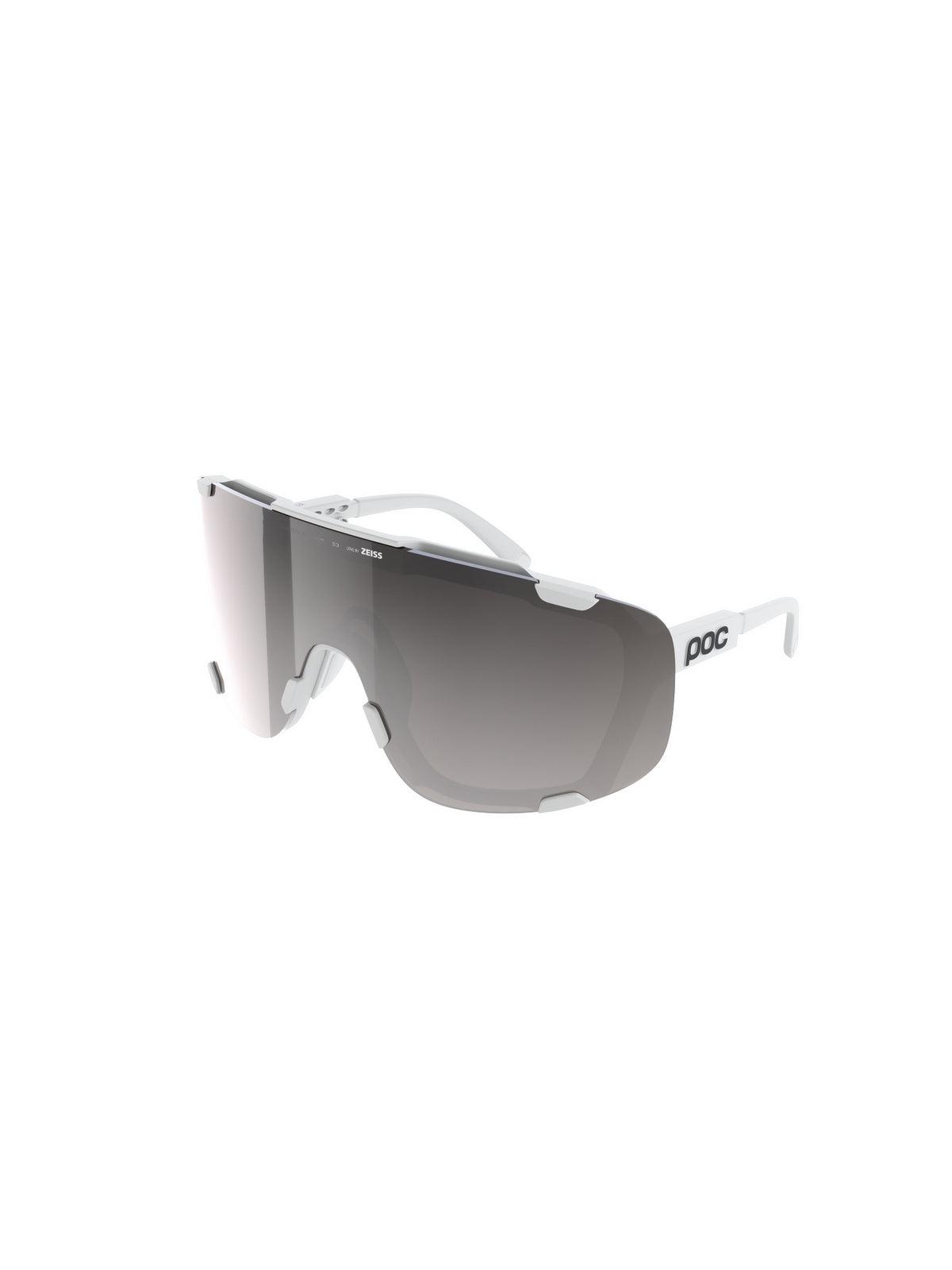 Okulary rowerowe POC Devour Mid+ Hyd. White/Clarity Road/Sunny Silver