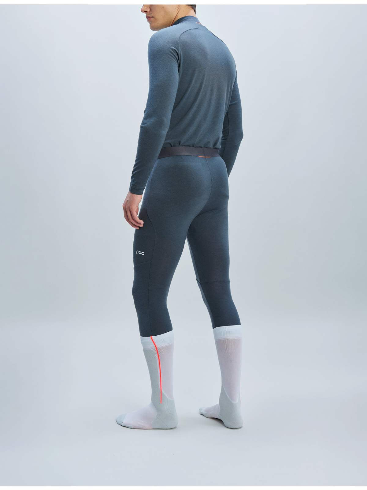 Legginsy termoaktywne POC M's Layer Merino 3/4 Tights - Sylvanite Grey