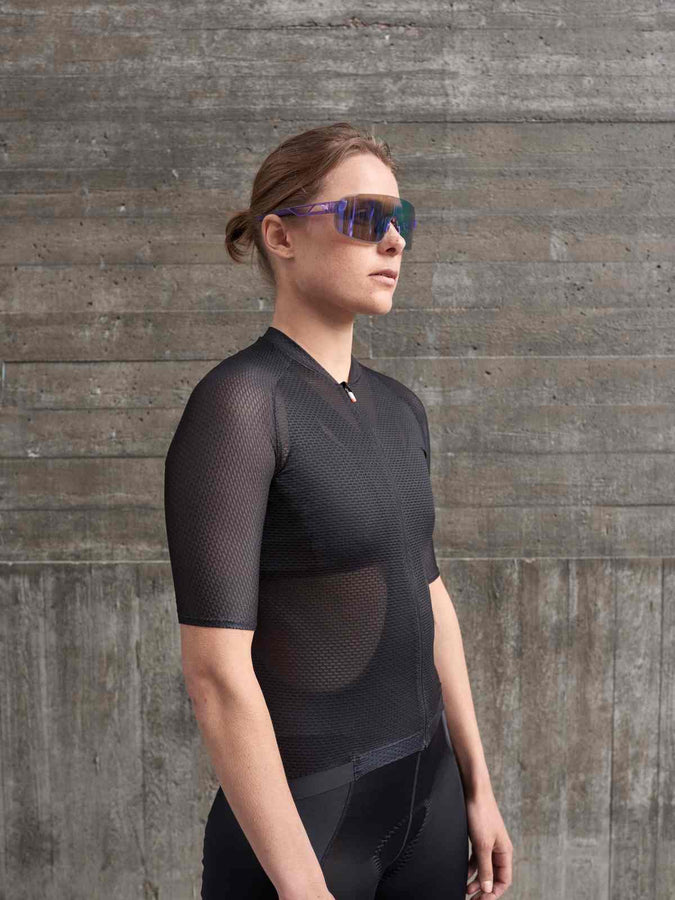 Koszulka rowerowa POC W's Air Jersey - Uran. Black