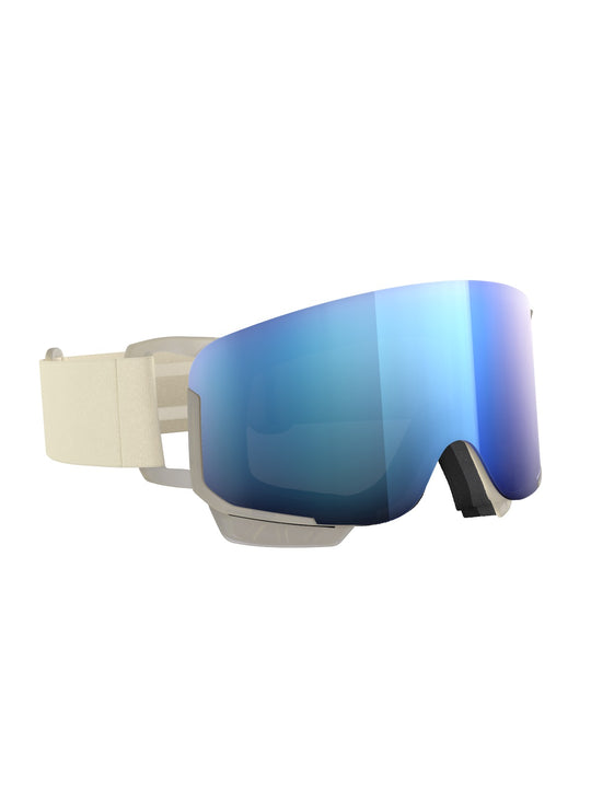 Załaduj obraz do przeglądarki galerii, Gogle narciarskie POC Nexal Mid - Raw White/Pt. Sunny Blue
