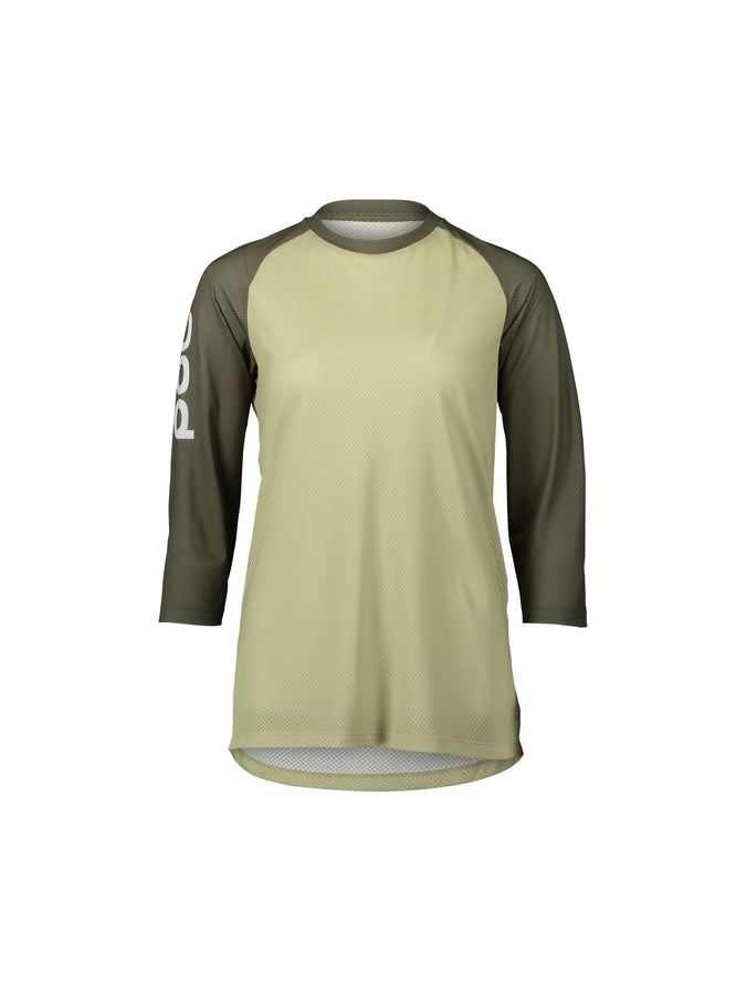 Koszulka rowerowa POC W'S PURE 3/4 - Prehnite Green/Epid. Green