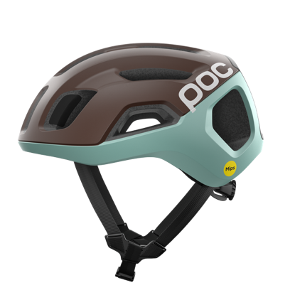 Kask rowerowy POC Ventral Air Wide Fit MIPS - Bron. Brown Matt/Lazurite Blue Matt