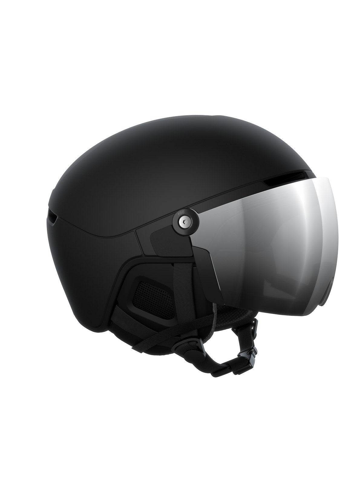 Kask narciarski POC Obex Visor - Uran. Black Matt/Clarity Universal/Partly Sunny/Silver