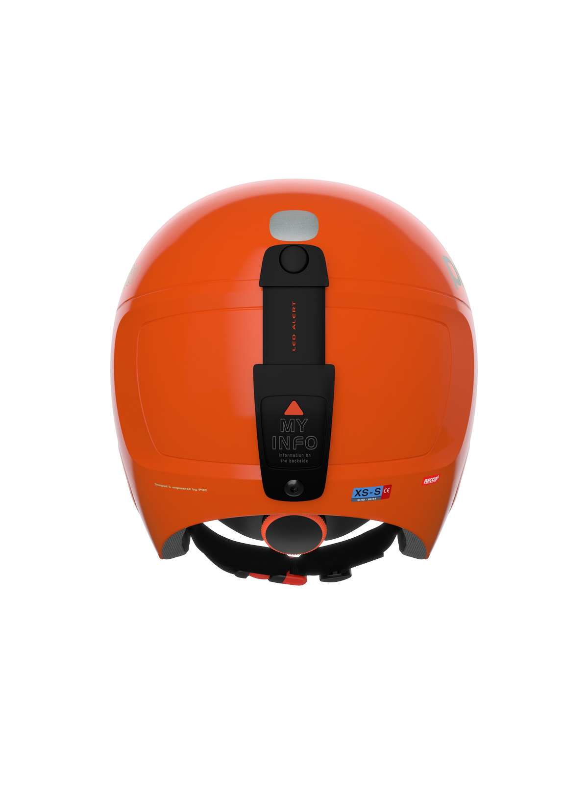 Kask narciarski POCito Skull - Fluo. Orange