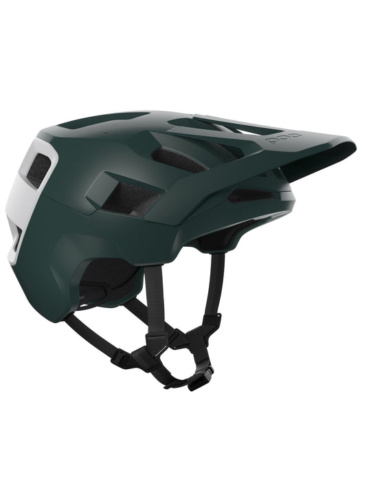 Załaduj obraz do przeglądarki galerii, Kask rowerowy POC Kortal Race MIPS - Parg. Green Matt/Hyd. White Matt
