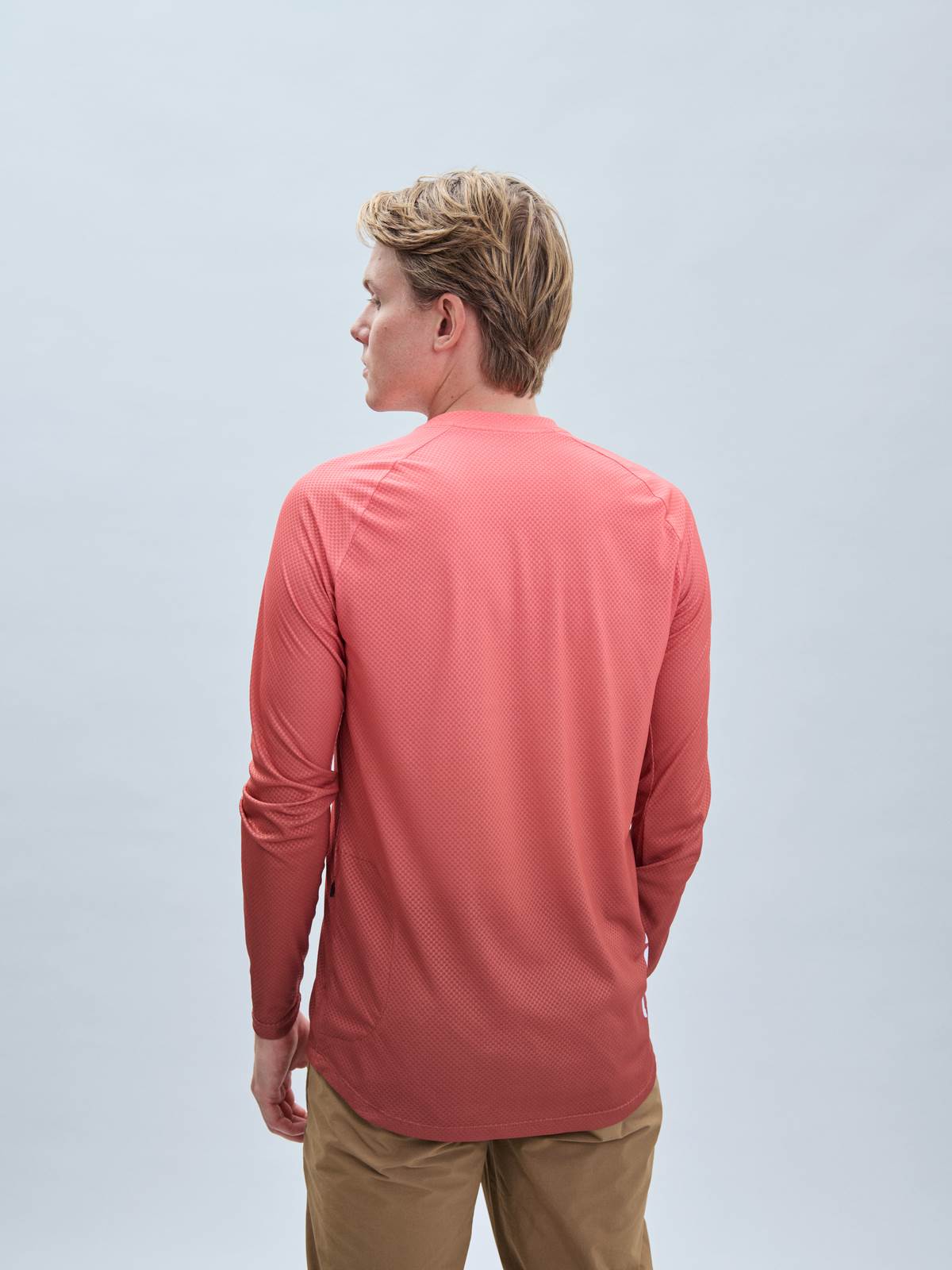 Koszulka rowerowa POC M's Essential MTB Lite LS Jersey - Gradient Ammolite Coral