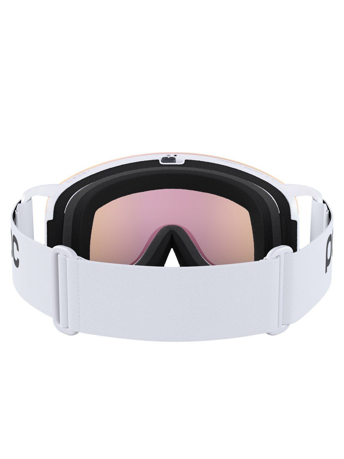 Gogle narciarskie POC Nexal Wide Fit - Hyd. White/Pt. Sunny Orange