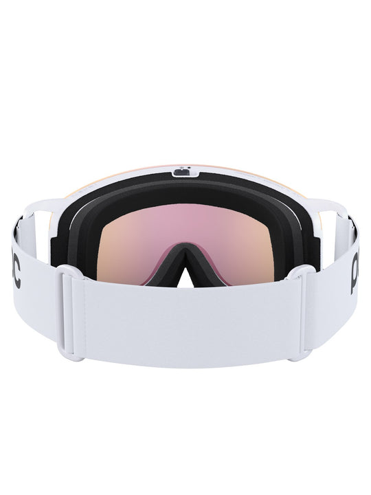 Załaduj obraz do przeglądarki galerii, Gogle narciarskie POC Nexal Wide Fit - Hyd. White/Pt. Sunny Orange
