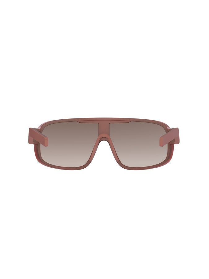 Okulary rowerowe POC Aspire Mid - Himalayan Salt Translucent - Clarity Trail | Brown/Silver Mirror Cat 2 - TU - poc