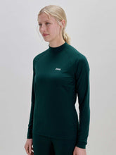 Załaduj obraz do przeglądarki galerii, Koszulka termoaktywna damska POC W's Layer Merino Mock Neck Jersey zielony
