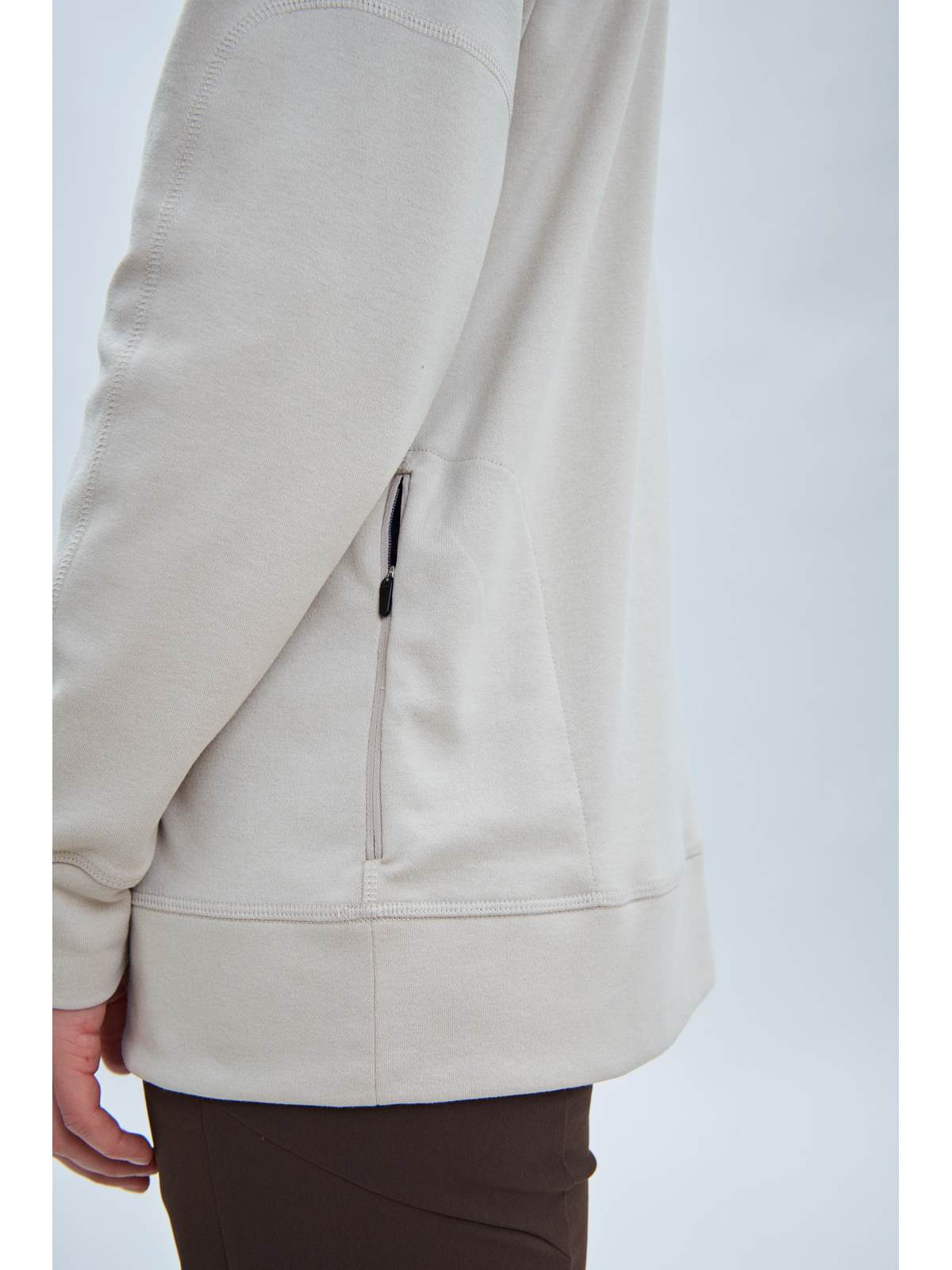 Bluza damska POC W's Poise Crew Neck - Light Sandstone Beige