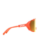 Załaduj obraz do przeglądarki galerii, Okulary rowerowe POC Devour Mid - Fluo. Orange Translucent/Clarity Road/Partly Sunny Gold
