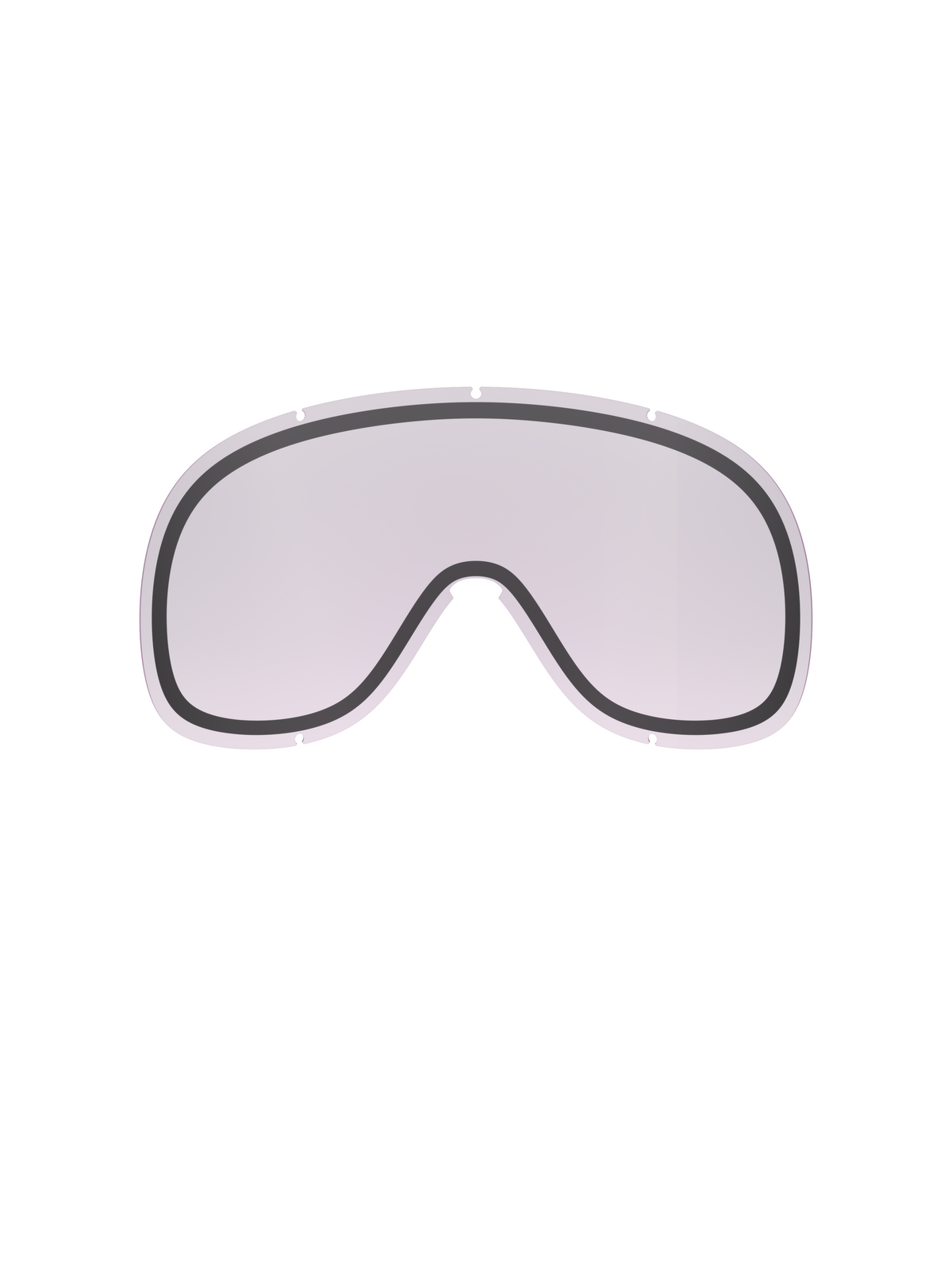 Szyba do gogli POC RETINA BIG CLARITY COMP NIGHT AR GREEN