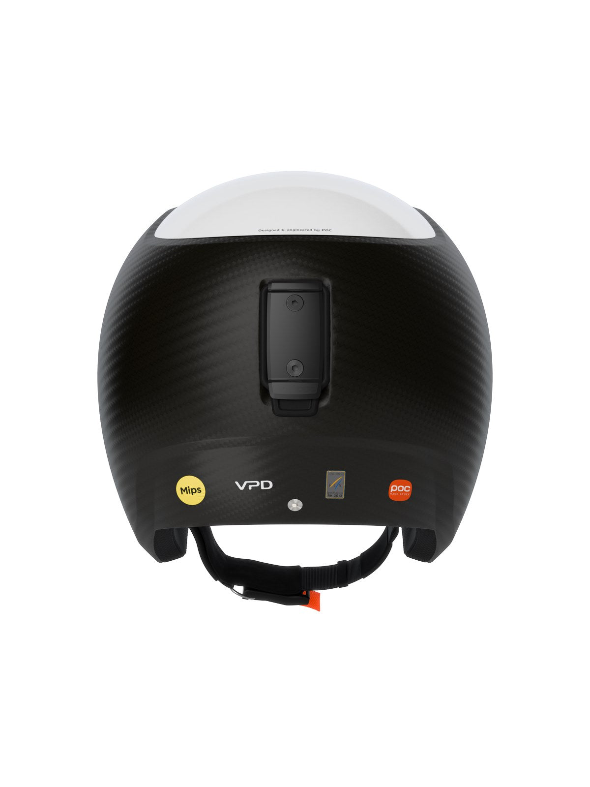 Kask narciarski POC Super Skull  - Ura. Black/Hydr. White Matt