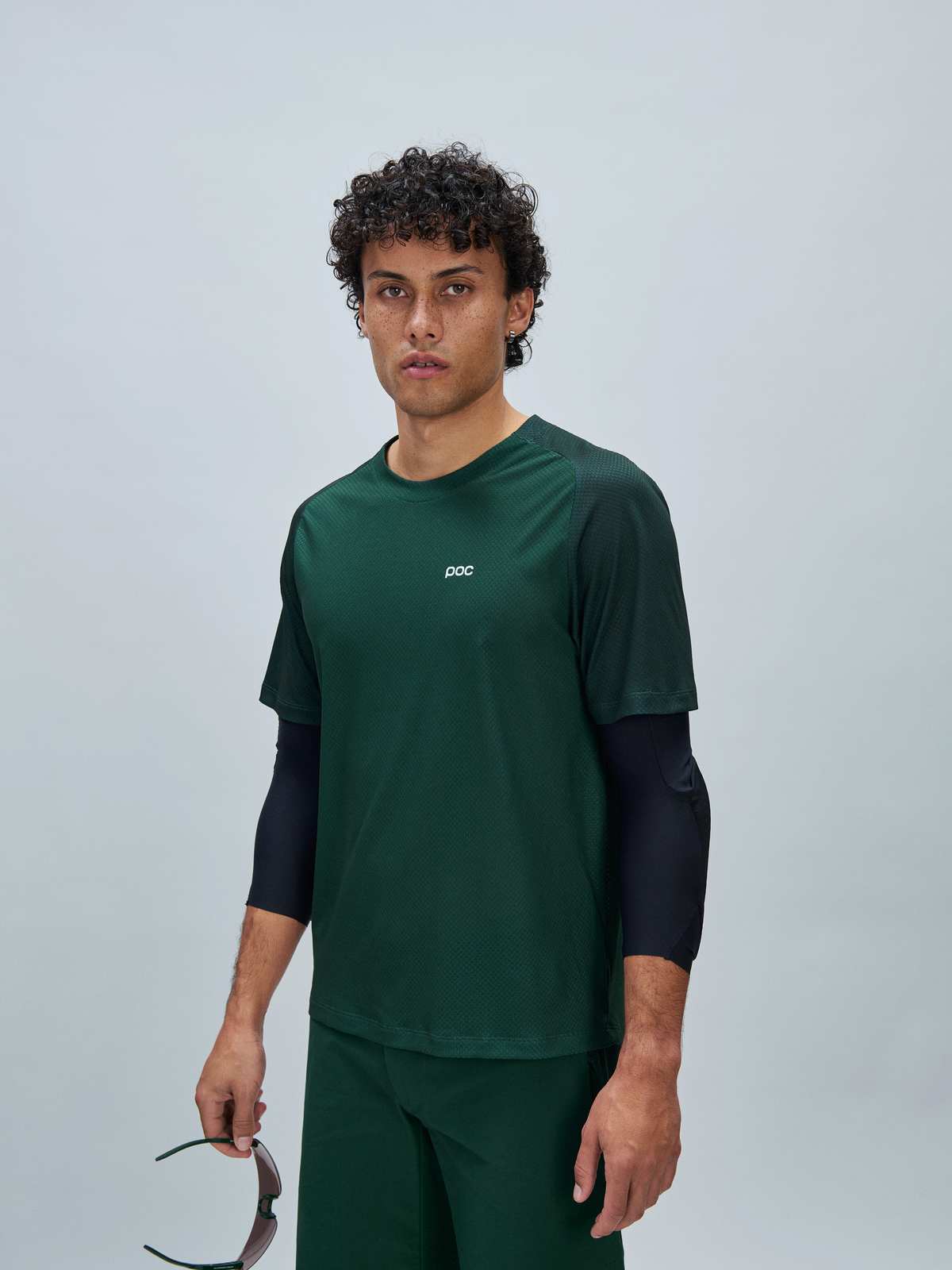 Koszulka rowerowa POC M's Motion Air S/S Jersey - Parg. Green