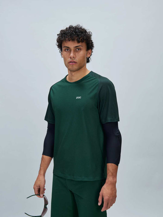 Załaduj obraz do przeglądarki galerii, Koszulka rowerowa POC M's Motion Air S/S Jersey - Parg. Green
