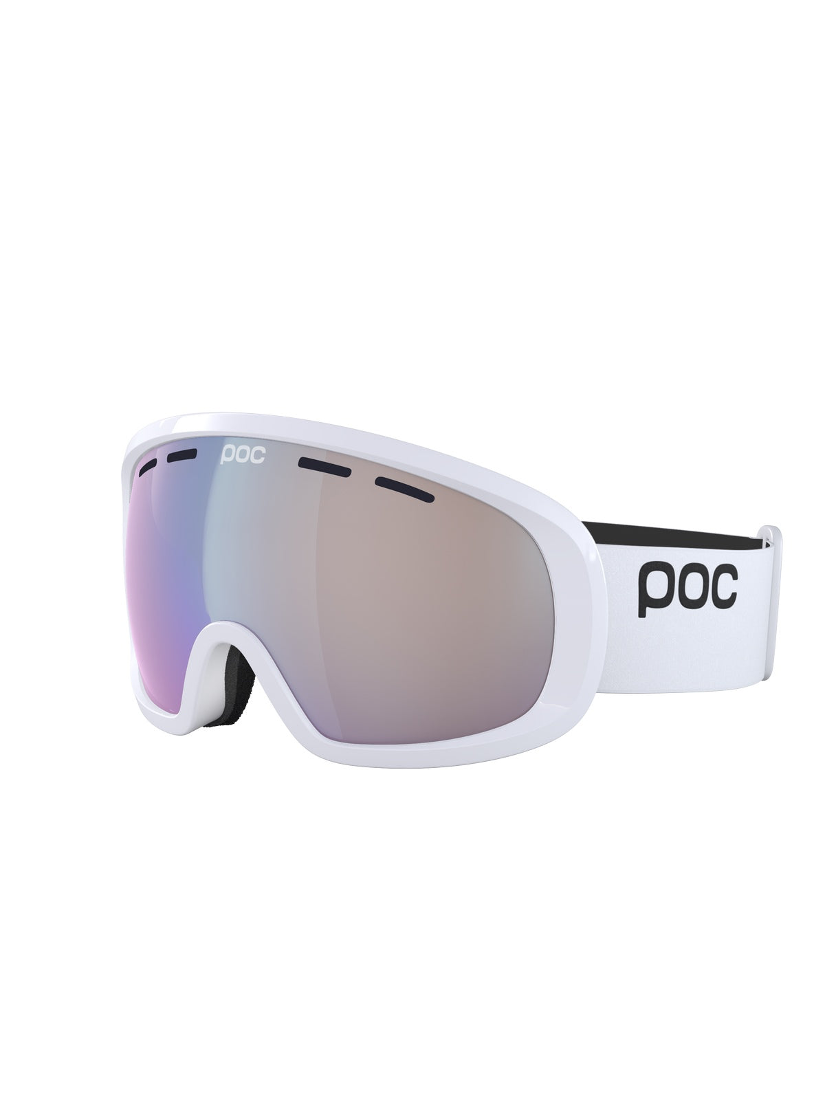 Gogle narciarskie POC Fovea Mid Clarity Photochromic - Hyd. White/Clarity Photochromic Light Pink/Sky Blue Cat 1-3