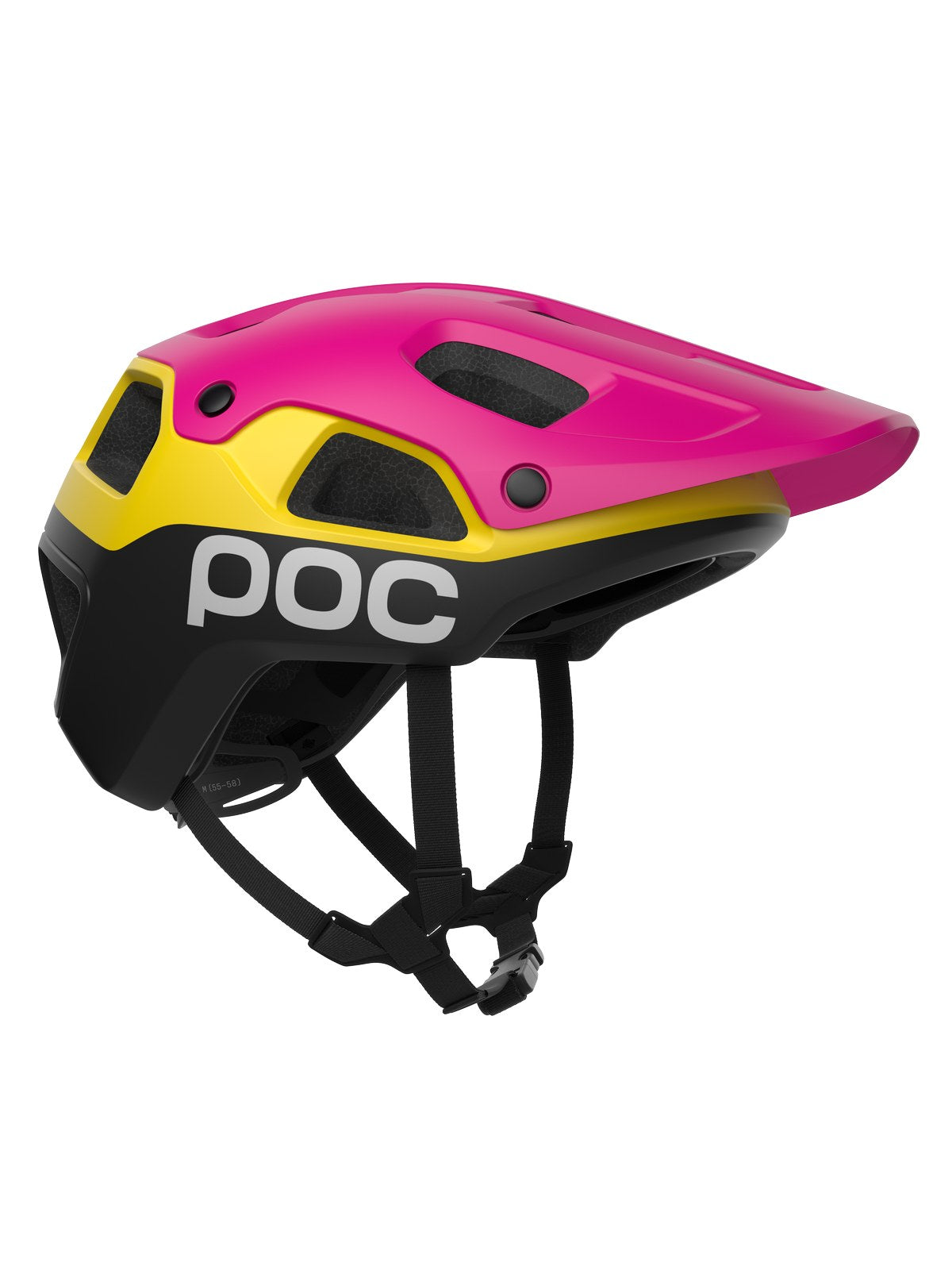 Kask rowerowy POC Cularis Pure - Rhos Red Matt/Citrine Yellow Matt