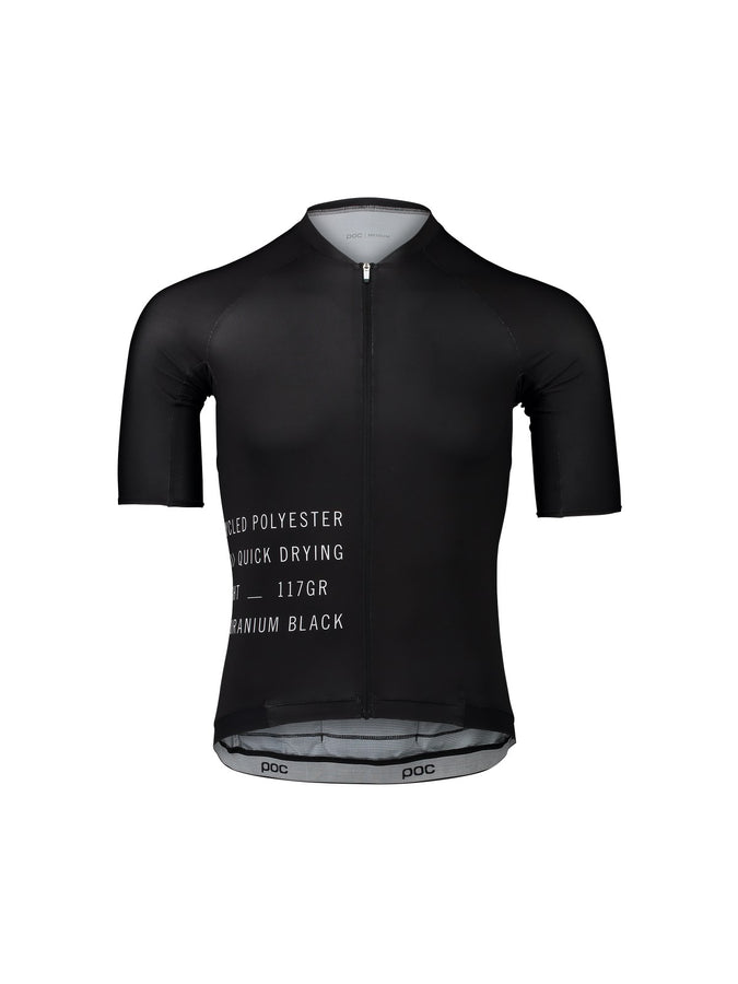 Koszulka rowerowa POC M's PRISTINE Print Jersey - Ur. Black