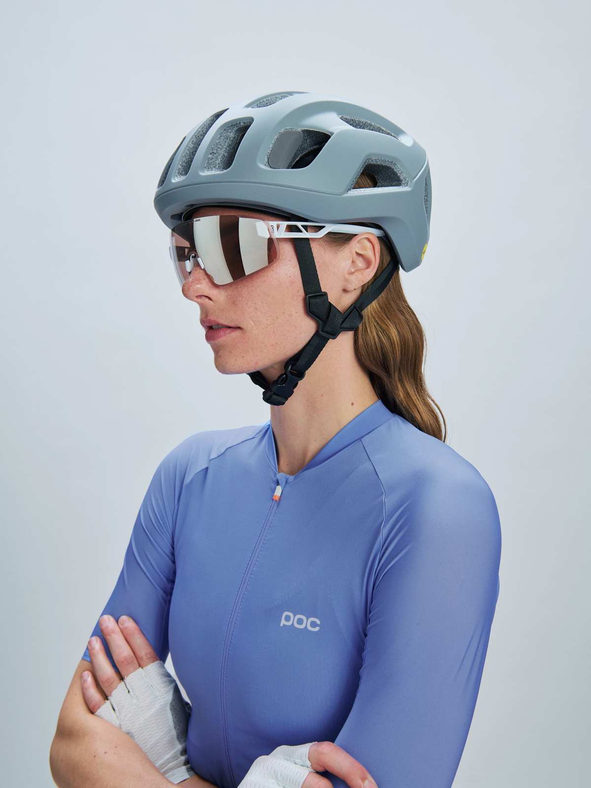 Okulary rowerowe POC Elicit Toric - Hyd. White/Clarity Road/Sunny Silver