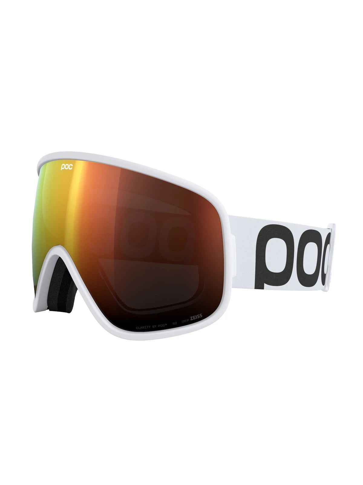Gogle narciarskie POC Vitrea - Hydrogen White/Partly Sunny Orange