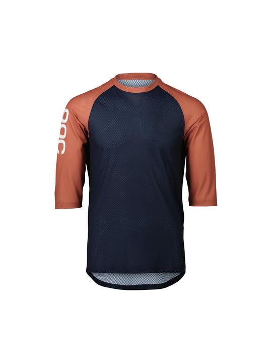 Załaduj obraz do przeglądarki galerii, Koszulka rowerowa POC MTB Pure 3/4 Jersey - Turmaline Navy/Himalayan Salt - poc warszawa
