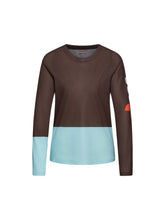 Załaduj obraz do przeglądarki galerii, Koszulka rowerowa POC W's Motion Air L/S Jersey - Bron. Brown/Lazurite Blue
